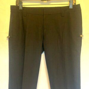 Rock &Republic ~Tailor Made Women's Mid-Rise Wool Blend Black Long Shorts ~Sz. 6